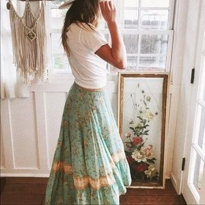 Spell & the Gypsy Vintage Turquoise Maisie Skirt
